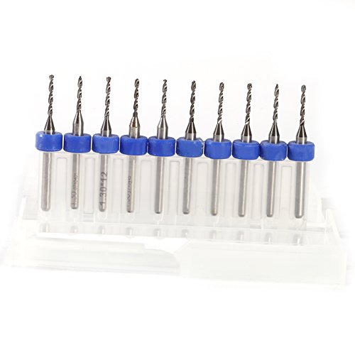 PCB Print Circuit Board Carbide Micro -Bohrer Bits Set CNC SMT für Schmuckmodell Engineering (1,3 mm) von WAONIQ