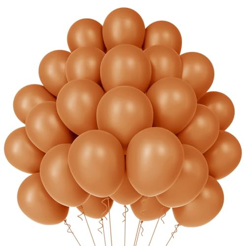 WAREHOUSE 50 Stück Orange Luftballons Geburtstag Ballons Helium Luftballons Bunt Luftballon Girlande für luftballons hochzeit, luftballons geburtstag ballon girlande, Taufe Deko.(Hermes Orange-30） von WAREHOUSE