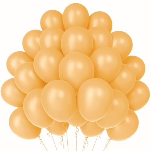 WAREHOUSE 50 Stück orange Luftballons Geburtstag Ballons Helium Luftballons Bunt Luftballon Girlande für luftballons hochzeit, luftballons geburtstag ballon girlande, Baby Party Dekoration. von WAREHOUSE