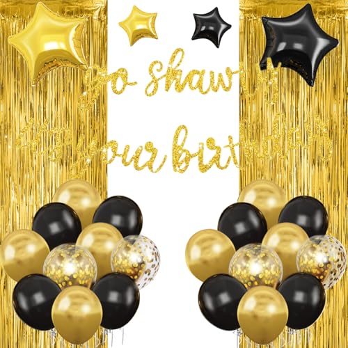 Los Shawty Es ist Ihr Geburtstags-Banner Luftballons Set (gold) von WARRENSON