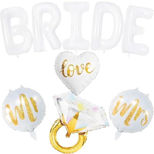 Weiße Braut Ballons mit Herrn Frau Liebe Ballons Weiße Braut Ballons mit Herrn Frau Liebe Ballons von WARRENSON