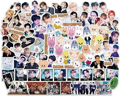 WASEEDS Stray Kids Skzoo Aufkleber Stray Kids Sticker Stray Kids Sticker Stray Kids Neues Album Sticker Pack Mini Foto Sticker Lomo Set Geschenk für Fans Laptop Weihnachten (Skzoo) von WASEEDS