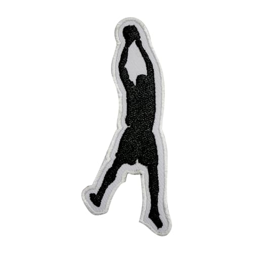 Basketballspieler-Aufnäher, Basketball Dunk Patch, Basketball Patch bestickt zum Aufbügeln oder Aufnähen auf Patch Abzeichen für Kleidung usw. von WASPRO