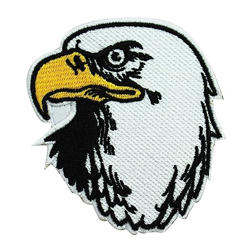 Aufnäher mit niedlichem Adler, Kinderreime, bestickt, zum Aufbügeln oder Aufnähen, Abzeichen für Kleidung usw., 8 x 7 cm von WASPRO