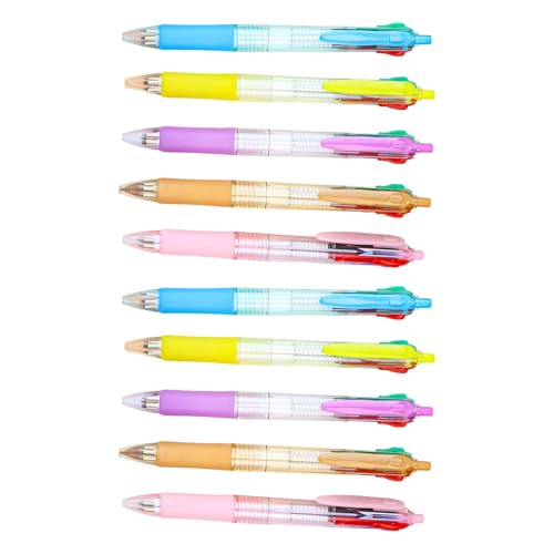 WATERBELINE 10 PCs 4 Farben Mehrfarbiger Kugelschreiber 1.0mm Mehrfarbiger Stift Retractable Kugelschreiber Für Die Schule WATERBELINE 10 PCs 4 Farben Mehrfarbiger Kugelschreiber 1.0mm Mehrfarbiger Stift Retractable Kugelschreiber Für Die Schule von WATERBELINE