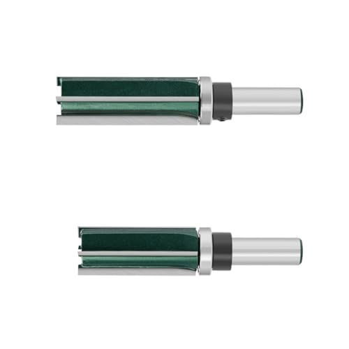 WATERBELINE 2 Stück 8 mm 12 mm Schaft 4 Muster Bit Router Bit Holzbearbeitung Fräser für Holzfräser Planfräser Metallfräser Schaftfräser von WATERBELINE