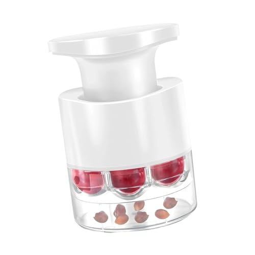 WATERBELINE 7-Loch-Kirschen-Entkerner-Werkzeug, Pressstile, Obststeinentferner, Familiensicheres Obstvorbereitungswerkzeug für Datteln, Küchenhelfer WATERBELINE 7-Loch-Kirschen-Entkerner-Werkzeug, Pressstile, Obststeinentferner, Familiensicheres Obstvorbereitungswerkzeug für Datteln, Küchenhelfer von WATERBELINE