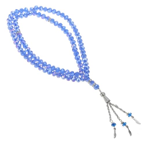 WATERBELINE 9 Farben 99 Perlen Kristall Seil Kette Charm Religiöses Tasbih Gebet Glasperlen Armband Damen Herren Schmuck WATERBELINE 9 Farben 99 Perlen Kristall Seil Kette Charm Religiöses Tasbih Gebet Glasperlen Armband Damen Herren Schmuck von WATERBELINE
