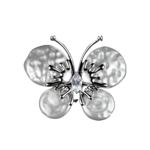 WATERBELINE Einzigartige Schmetterlings-Designs, Brosche, elegantes Accessoire für Damen, Modeschmuck, Vintage-Inspiration, Outfit-Verbesserung von WATERBELINE
