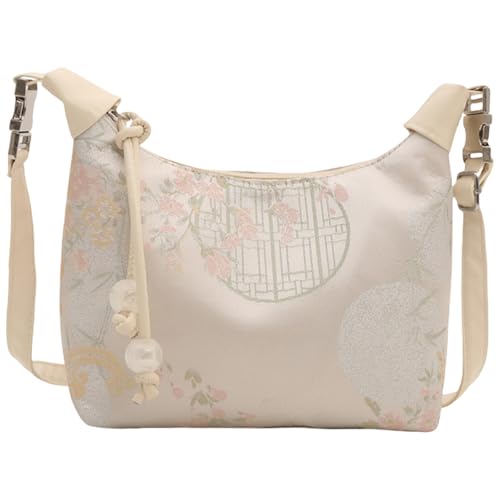 WATERBELINE Elegante Umhängetasche aus chinesischem Webstoff, Nylon, traditionelles Muster, Vintage, Umhängetasche, Geldbörse für Damen WATERBELINE Elegante Umhängetasche aus chinesischem Webstoff, Nylon, traditionelles Muster, Vintage, Umhängetasche, Geldbörse für Damen von WATERBELINE