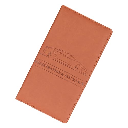 WATERBELINE Kfz-Halterung für Zulassungs- und Versicherungskarten mit Magnetverschluss, Handschuhfach, Auto-Organizer für Dokumente, Karten, Führerschein von WATERBELINE