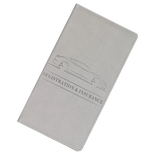 WATERBELINE Kfz-Halterung für Zulassungs- und Versicherungskarten mit Magnetverschluss, Handschuhfach, Auto-Organizer für Dokumente, Karten, Führerschein von WATERBELINE