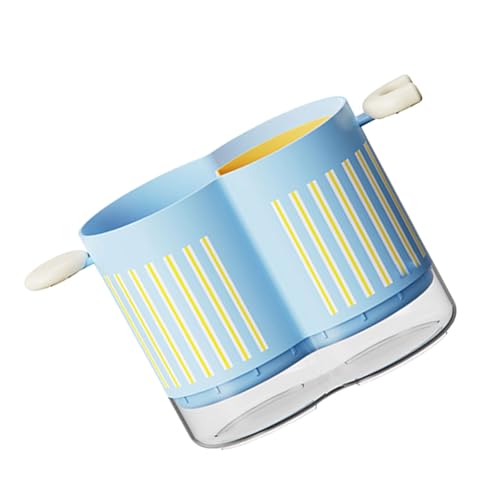 WATERBELINE Küchenutensilien-Organizer mit zwei Fächern und Ablauflöchern für Geschirr, 2 Fächer, Essstäbchen-Käfig WATERBELINE Küchenutensilien-Organizer mit zwei Fächern und Ablauflöchern für Geschirr, 2 Fächer, Essstäbchen-Käfig von WATERBELINE