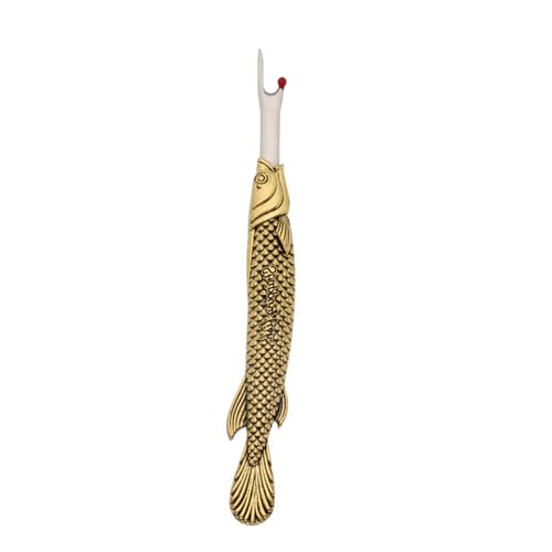 WATERBELINE Nahtentferner in Fischform, Vintage-Stil, Metallnaht-Entferner, Werkzeug zum Nähen, Nadelarbeiten, Entfernen von Faden von WATERBELINE