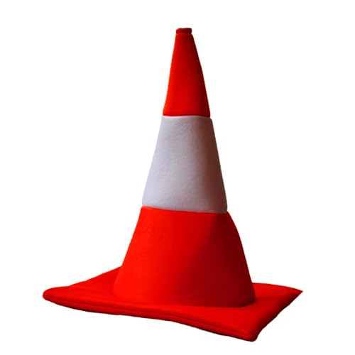 WATERBELINE Partyhut, Geburtstagsparty-Verkehrskegelhut, alle Altersgruppen, Motto-Party, Bühne, Kopfbedeckung, Hut, Foto-Requisiten, Kopfbedeckung, Hut für Partyfeiern von WATERBELINE