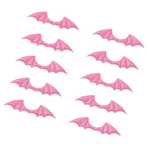 WATERBELINE Robuster Dämonen-Hornflügel aus PU-Leder für Kostüme, Zubehör, schnelle Montage, Designs, Halloween, Bastelkomponenten von WATERBELINE