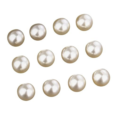 WATERBELINE Runde Knöpfe, 12 Stück, Kunstperlen, solide Kugelknöpfe zum Nähen, Basteln und für Kleidungsdesigns WATERBELINE Runde Knöpfe, 12 Stück, Kunstperlen, solide Kugelknöpfe zum Nähen, Basteln und für Kleidungsdesigns von WATERBELINE