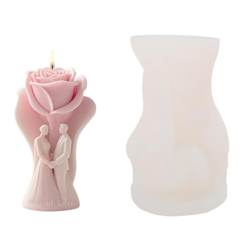 WATERBELINE Silikonformen zur Kerzenherstellung, Rosen-Epoxidharz, Gießform, Aromatherapie, Kerzen, Seife, Heimkunst-Dekorationen WATERBELINE Silikonformen zur Kerzenherstellung, Rosen-Epoxidharz, Gießform, Aromatherapie, Kerzen, Seife, Heimkunst-Dekorationen von WATERBELINE
