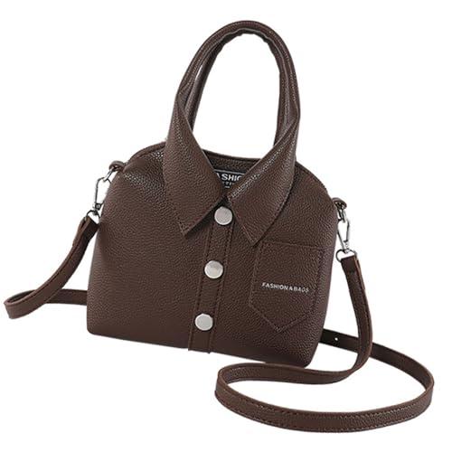 WATERBELINE Umhängetasche für Damen, modische PU-Lederform, Schultertasche, Tragegriff oben, Handtasche mit verstellbarem Riemen WATERBELINE Umhängetasche für Damen, modische PU-Lederform, Schultertasche, Tragegriff oben, Handtasche mit verstellbarem Riemen von WATERBELINE