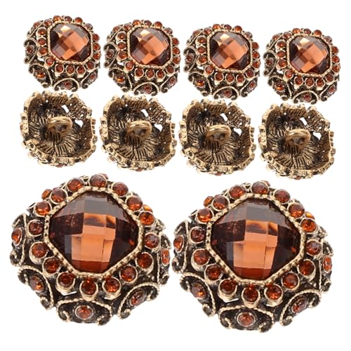 WATIIFUFU 10stücke Metallknöpfe Mit Strass Für Kleidung Abnehmbare Jackenknöpfe Elegante Dekoration Für Mäntel Und Pullover Für Diy Nähprojekte Und Bastelarbeiten WATIIFUFU 10stücke Metallknöpfe Mit Strass Für Kleidung Abnehmbare Jackenknöpfe Elegante Dekoration Für Mäntel Und Pullover Für Diy Nähprojekte Und Bastelarbeiten von WATIIFUFU