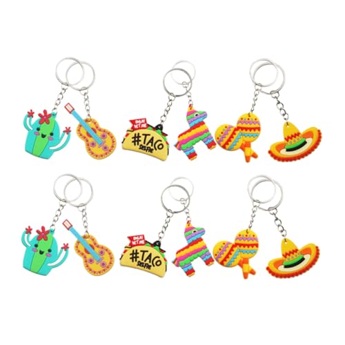 WATIIFUFU 12 Stück Schlüsselanhänger Schlüsselanhänger Schlüsselanhänger Für Taschen Schlüsselanhänger Anhänger Schlüsselanhänger Für Kinder Geldbörse Schlüsselanhänger Fiesta Party von WATIIFUFU