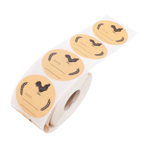 WATIIFUFU 1Rolle Selbstklebende Kraftpapier Etiketten für Eierkartons Runde Beschriftbare Aufkleber Langlebig für Bauernmärkte Verpackung Frischer Eier Vielseitig Einsetzbar WATIIFUFU 1Rolle Selbstklebende Kraftpapier Etiketten für Eierkartons Runde Beschriftbare Aufkleber Langlebig für Bauernmärkte Verpackung Frischer Eier Vielseitig Einsetzbar von WATIIFUFU