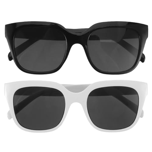 WATIIFUFU 2 Stück Teiliges Braut Bräutigam Sonnenbrillen Leichte Modische partybrillen für Hochzeit Junggesellenabschied und Verlobungsfeier Fotofreundliche Hochzeitsdeko von WATIIFUFU