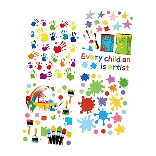WATIIFUFU 4 Blätter Wandtattoo Kinderzimmer Handabdruck-Aufkleber Wanddeko Kinderzimmer wall stickers for room kinderzimmer wandsticker handabdruck wandaufkleber handabdruck wandtattoos WATIIFUFU 4 Blätter Wandtattoo Kinderzimmer Handabdruck-Aufkleber Wanddeko Kinderzimmer wall stickers for room kinderzimmer wandsticker handabdruck wandaufkleber handabdruck wandtattoos von WATIIFUFU