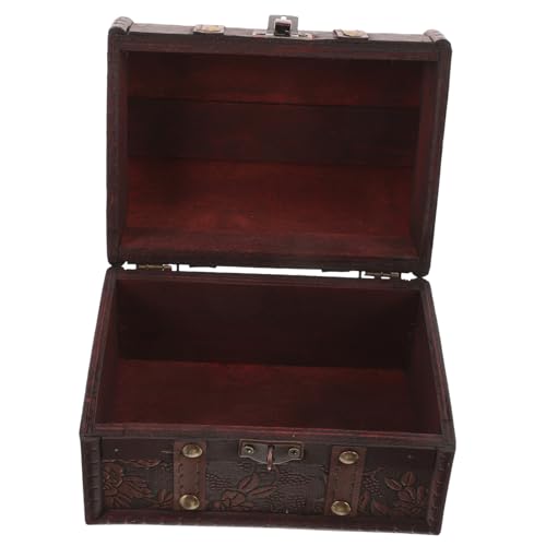 WATIIFUFU Elegante Vintage Schmuckschatulle Aus Holz Schmuckschatulle Organizer Aufbewahrungsbox Aus Holz von WATIIFUFU