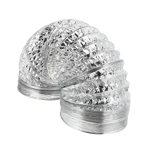 WATIIFUFU Flexibler Doppellagiger Aluminiumfolie Abluftschlauch Hitzebeständig und Korrosionsresistent Langlebiger Küchenabzugsschlauch Verschleißfest und Biegsam für Effiziente WATIIFUFU Flexibler Doppellagiger Aluminiumfolie Abluftschlauch Hitzebeständig und Korrosionsresistent Langlebiger Küchenabzugsschlauch Verschleißfest und Biegsam für Effiziente von WATIIFUFU