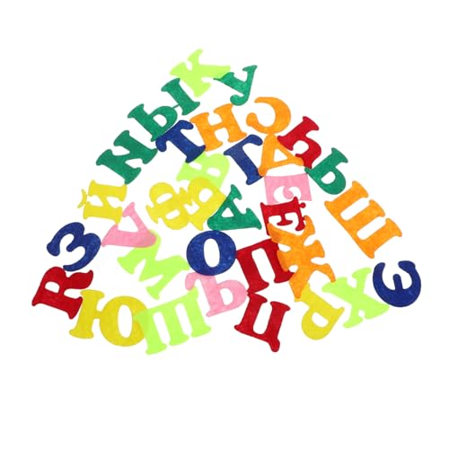 WATIIFUFU Russische Alphabet Schaumstoff Buchstaben Aufkleber Selbstklebend Lernhilfe für Klassenzimmer Deko Frühpädagogik Wandsticker Farbige Große Buchstaben für Schule und Basteln von WATIIFUFU