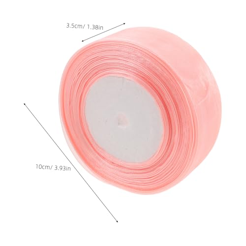 WATIIFUFU Transparente Organza Dekoband Yards Rosa Chiffon Geschenkband für Geschenkverpackung Basteln Schleifen und Blumen Dekorationen Leicht Handhabbar Vielseitig Einsetzbar WATIIFUFU Transparente Organza Dekoband Yards Rosa Chiffon Geschenkband für Geschenkverpackung Basteln Schleifen und Blumen Dekorationen Leicht Handhabbar Vielseitig Einsetzbar von WATIIFUFU