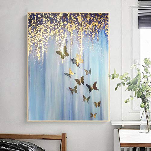 WATSON DAN DIY Diamond Painting Gross 5D Diamant malerei Glitzer Full Kristall Schmetterling Stickerei Bilder Diamond Painting für Home Wand-Decor (45 * 60cm) von Majen