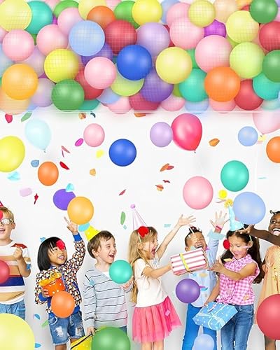 Ballon-Tropfennetz-Set – 1000 metallische Luftballons, 23,62 x 6,56 Ft Ballonentriegelungsnetz für Deckenfreigabe, Geburtstag, Silvester, Hochzeit, Abschlussballon-Tropfendekorationen von WAUGODD