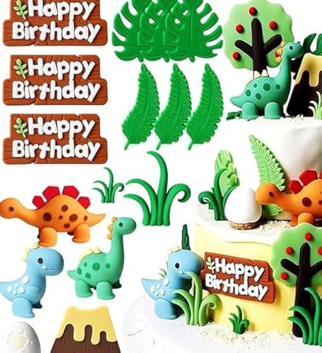 WAVATA Luxury Dinosaurier Kuchendekoration Dino Tortendeko Cake Toppers Dinosaurier Themen Kuchen Dekoration WAVATA Luxury Dinosaurier Kuchendekoration Dino Tortendeko Cake Toppers Dinosaurier Themen Kuchen Dekoration von WAVATA