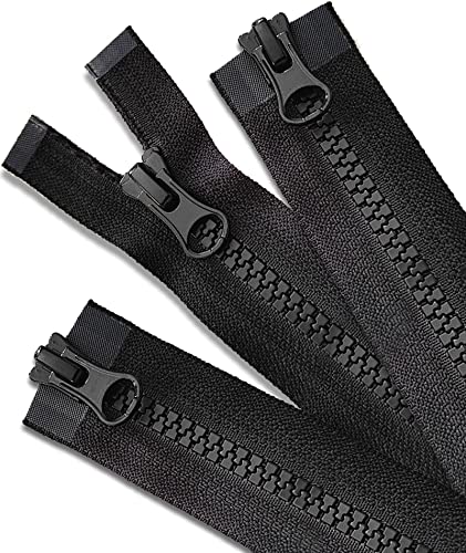 WAVEBEEXS 5mm Kunststoff Reißverschluss Teilbar, 3 Stück Reissverschluss 70 cm für Jacke, Nr.5 Jacke Reißverschlüsse Kaufen, Plastik Reißverschlüsse für Jacken, Mantel, Daunenjacke, Sweatshirt-28 inch WAVEBEEXS 5mm Kunststoff Reißverschluss Teilbar, 3 Stück Reissverschluss 70 cm für Jacke, Nr.5 Jacke Reißverschlüsse Kaufen, Plastik Reißverschlüsse für Jacken, Mantel, Daunenjacke, Sweatshirt-28 inch von WAVEBEEXS