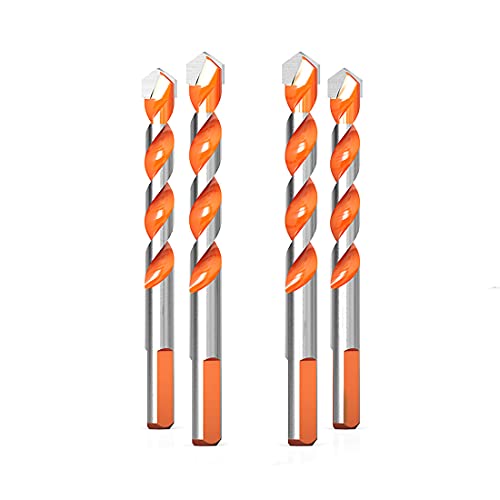 4-teiliges Bohrerset for Fliesen, Glas, Ziegel, Beton, Kunststoff und Holz (2 Stück 6 mm + 2 Stück 8 mm) von WAWPU