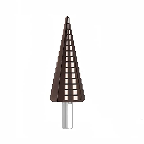 HSS-Kegel-Stufenbohrer mit Kobaltbeschichtung for Metall, Holz und Kunststoffplatten(15 steps (4mm To 32mm)) von WAWPU