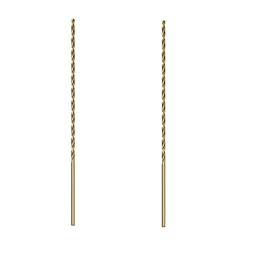 Kobalt-Schnellarbeitsstahl-Spiralbohrer M35, Edelstahl-Werkzeugsatz, Zubehör for Bohren von Metall und Edelstahl, 2 Stück, Durchmesser 3,2–4,2 mm(Diameter 3.5mm) von WAWPU