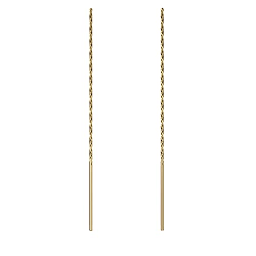 Kobalt-Schnellarbeitsstahl-Spiralbohrer M35, Edelstahl-Werkzeugsatz, Zubehör for Bohren von Metall und Edelstahl, 2 Stück, Durchmesser 3,2–4,2 mm(Diameter 4mm) von WAWPU