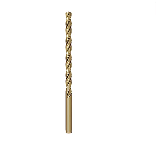 Spiralbohrer M35, Schnellarbeitsstahl, Kobaltbohrer mit geradem Schaft for Gusseisen und Holz/Kunststoff, 1 Stück, Länge: 200 mm(5mmx200mm) von WAWPU