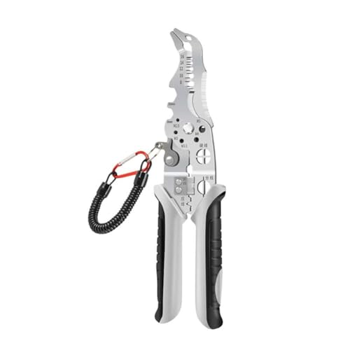 Multifunktionale Abisolierzange mit Ellenbogen, 2024 Neues Upgrade Abisolierzange Crimper Kabelschneider Zange zum Schneiden Abisolieren Spalten Scheren, professionelles Abisolierwerkzeug mit Multifunktionale Abisolierzange mit Ellenbogen, 2024 Neues Upgrade Abisolierzange Crimper Kabelschneider Zange zum Schneiden Abisolieren Spalten Scheren, professionelles Abisolierwerkzeug mit von WAXCMXYH