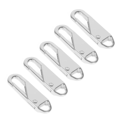 WAXCMXYH 5-teiliges Reißverschluss-Reparatur-Set, Reißverschluss-Zuglaschen, Ersatzreißverschluss, Ersatz-Metall-Zuglasche WAXCMXYH 5-teiliges Reißverschluss-Reparatur-Set, Reißverschluss-Zuglaschen, Ersatzreißverschluss, Ersatz-Metall-Zuglasche von WAXCMXYH