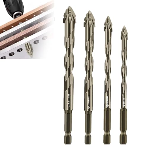 WAXCMXYH Vierschneidige Sägezahn-Exzenterbohrer, Vierschneidiger Gezahnter Exzenterbohrer, Multifunktionsbohrer Set für Holz und Metall, Hohe Härte Schrägkopf Exzenterbohrer WAXCMXYH Vierschneidige Sägezahn-Exzenterbohrer, Vierschneidiger Gezahnter Exzenterbohrer, Multifunktionsbohrer Set für Holz und Metall, Hohe Härte Schrägkopf Exzenterbohrer von WAXCMXYH