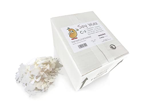 WAXIM. Sojawachs C-3 NATURE für Ökokerzen 2.500 g in Flocken. Kerzenwachs, veganes wachs, wachs granulat soja. Wachs für DIY. WAXIM. Sojawachs C-3 NATURE für Ökokerzen 2.500 g in Flocken. Kerzenwachs, veganes wachs, wachs granulat soja. Wachs für DIY. von WAXIM