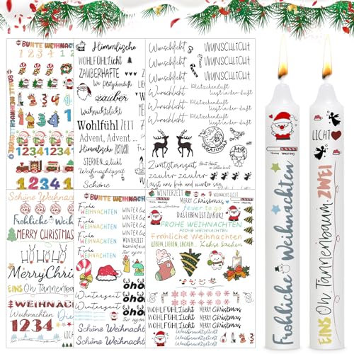 WAYBWZDQ Kerzen Sticker Weihnachten,6Pcs Kerzen Aufkleber Weihnachten Kerzentatoo Weihnachten Tattoo Folie Kerzen Weihnachten Kerzentattoos Weihnachten Kerzenaufkleber Kerzen Tattoofolie WAYBWZDQ Kerzen Sticker Weihnachten,6Pcs Kerzen Aufkleber Weihnachten Kerzentatoo Weihnachten Tattoo Folie Kerzen Weihnachten Kerzentattoos Weihnachten Kerzenaufkleber Kerzen Tattoofolie von WAYBWZDQ