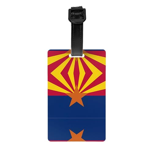 Gepäckanhänger mit Arizona-Flaggenmuster, 8,4 x 5,3 cm, abnehmbarer Reiseanhänger für Privatsphäre Gepäckanhänger mit Arizona-Flaggenmuster, 8,4 x 5,3 cm, abnehmbarer Reiseanhänger für Privatsphäre von WBQLSL