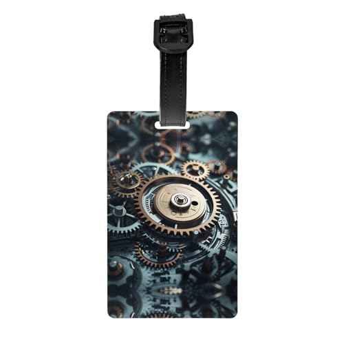 Gepäckanhänger mit Scheming-Muster, 8,4 x 5,3 cm, abnehmbarer Reiseanhänger für Privatsphäre Gepäckanhänger mit Scheming-Muster, 8,4 x 5,3 cm, abnehmbarer Reiseanhänger für Privatsphäre von WBQLSL