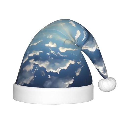 WBQLSL Blauer Himmel und weiße Wolken Kinder Urlaub Weihnachtsmützen Weihnachten Event Bühnenaufführung Urlaub Party Szene Neujahr Party Mode Kinderhüte WBQLSL Blauer Himmel und weiße Wolken Kinder Urlaub Weihnachtsmützen Weihnachten Event Bühnenaufführung Urlaub Party Szene Neujahr Party Mode Kinderhüte von WBQLSL