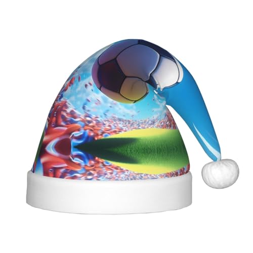 WBQLSL Cartoon Fußball Kinder Urlaub Weihnachtsmützen Weihnachten Event Bühnenaufführung Urlaub Party Szene Neujahr Party Mode Kinder Hüte von WBQLSL